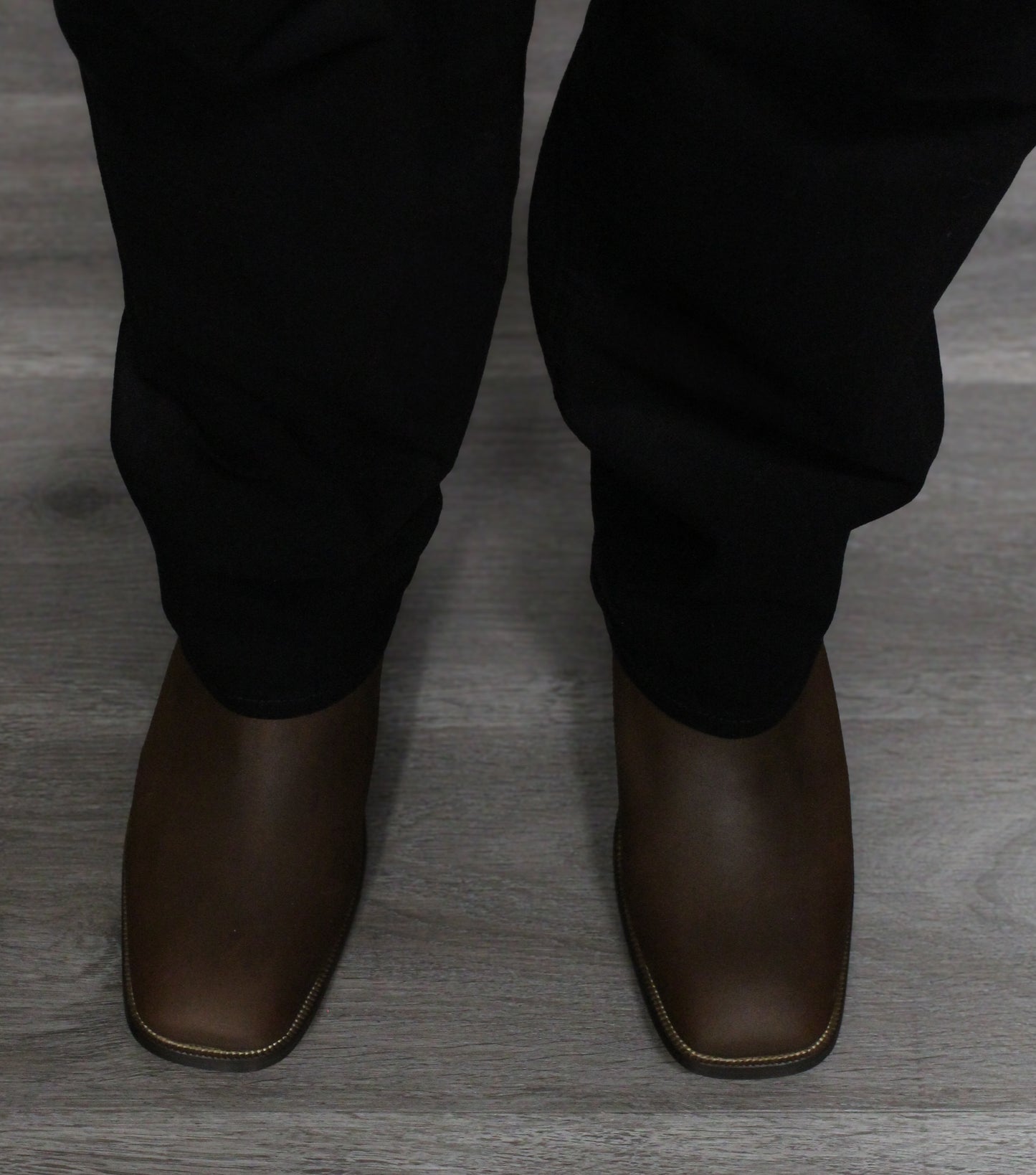 "El Jefe" High Top Light Brown Boots