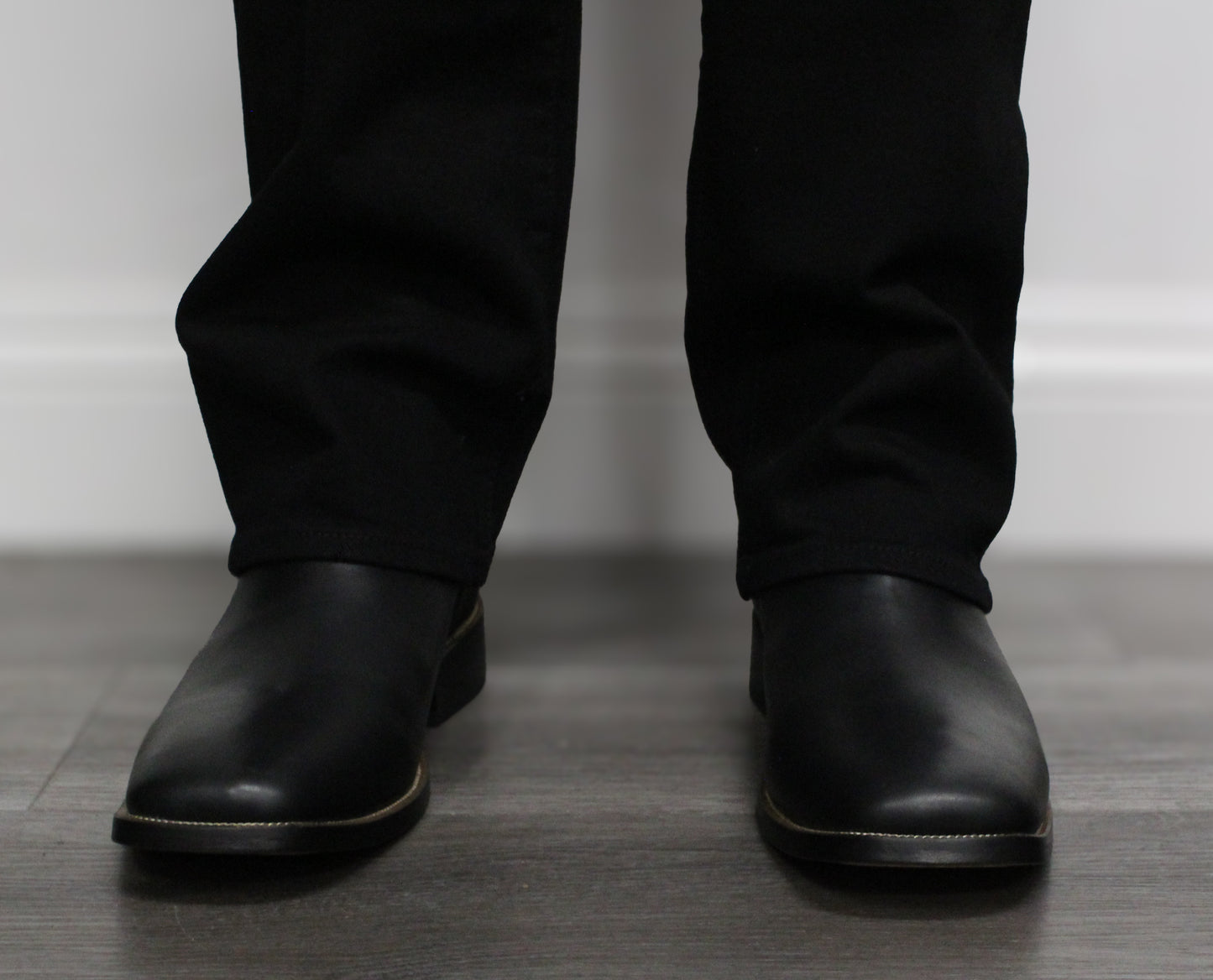 "El Campeon" High Top Black Boots