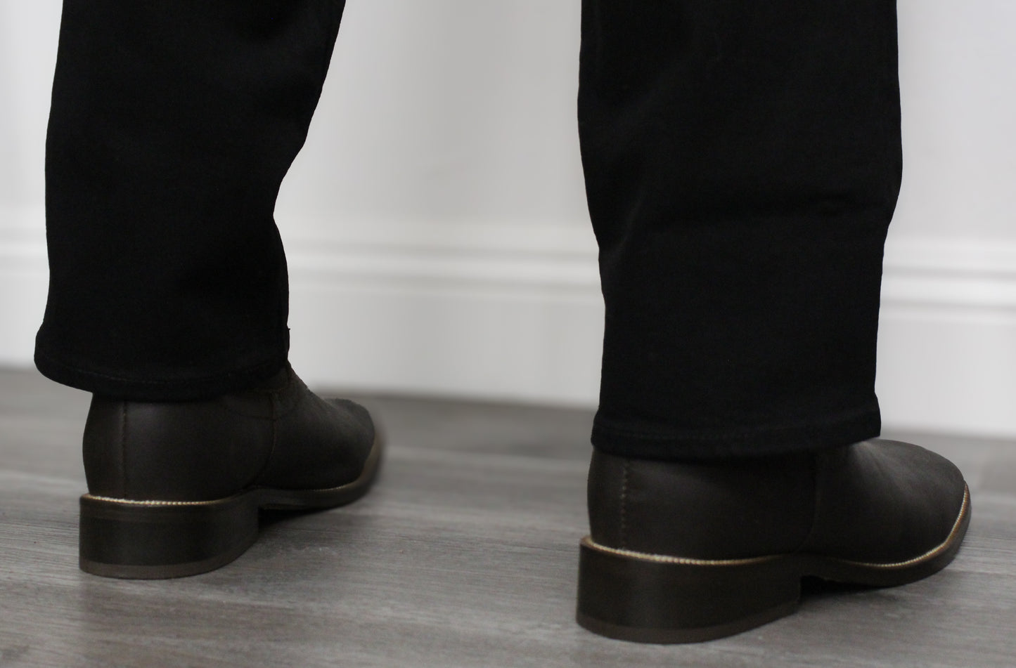 "El Alacran" High Top Dark Brown Boots