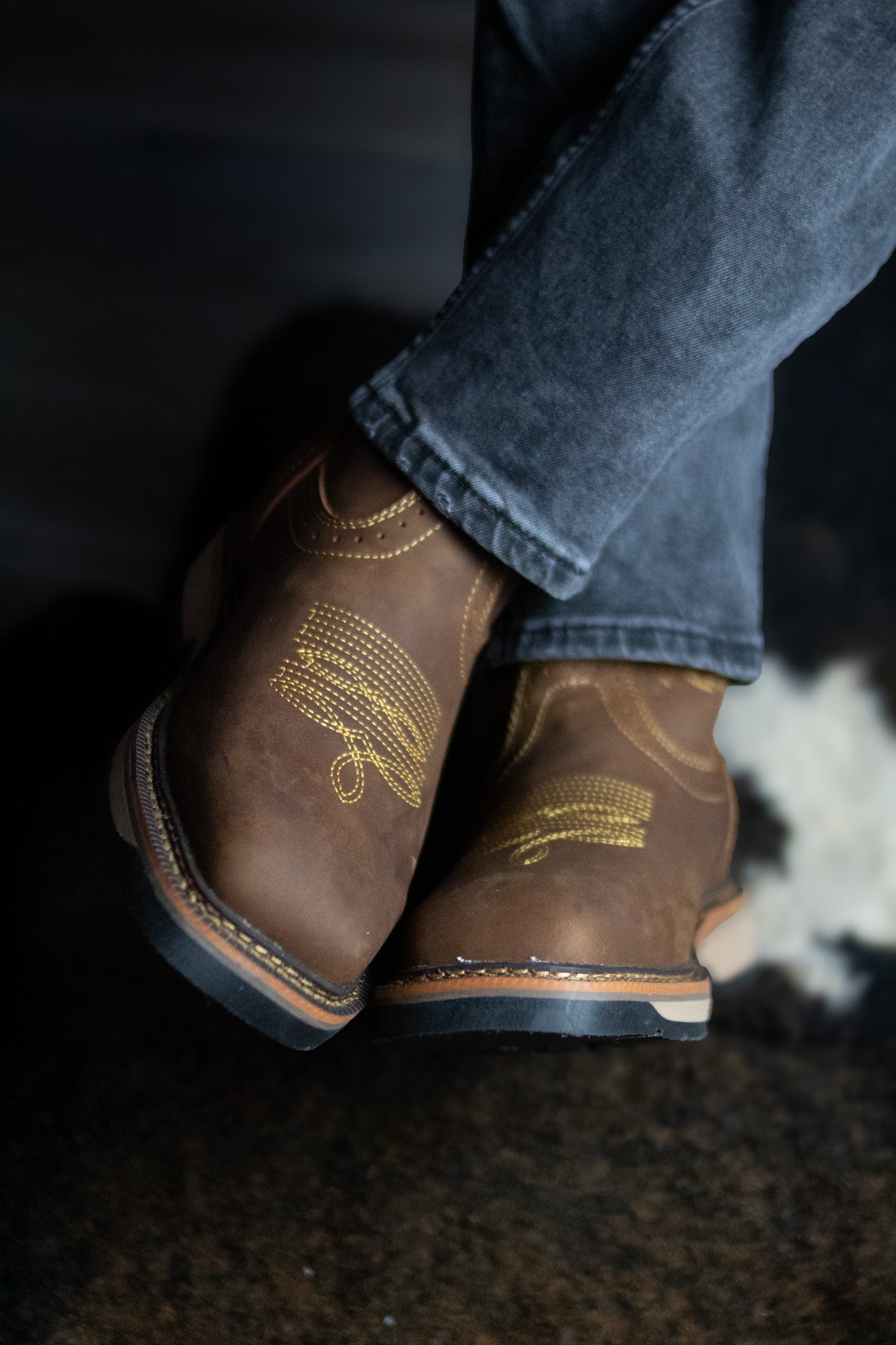 "El Vaquero V2" Dark Brown Steel Toe