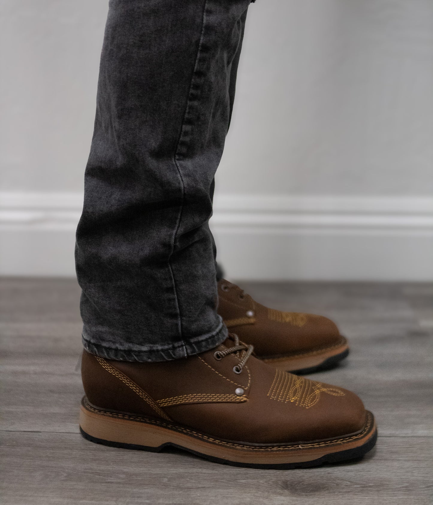 "El Comandante V2" Dark Brown Steel Toe
