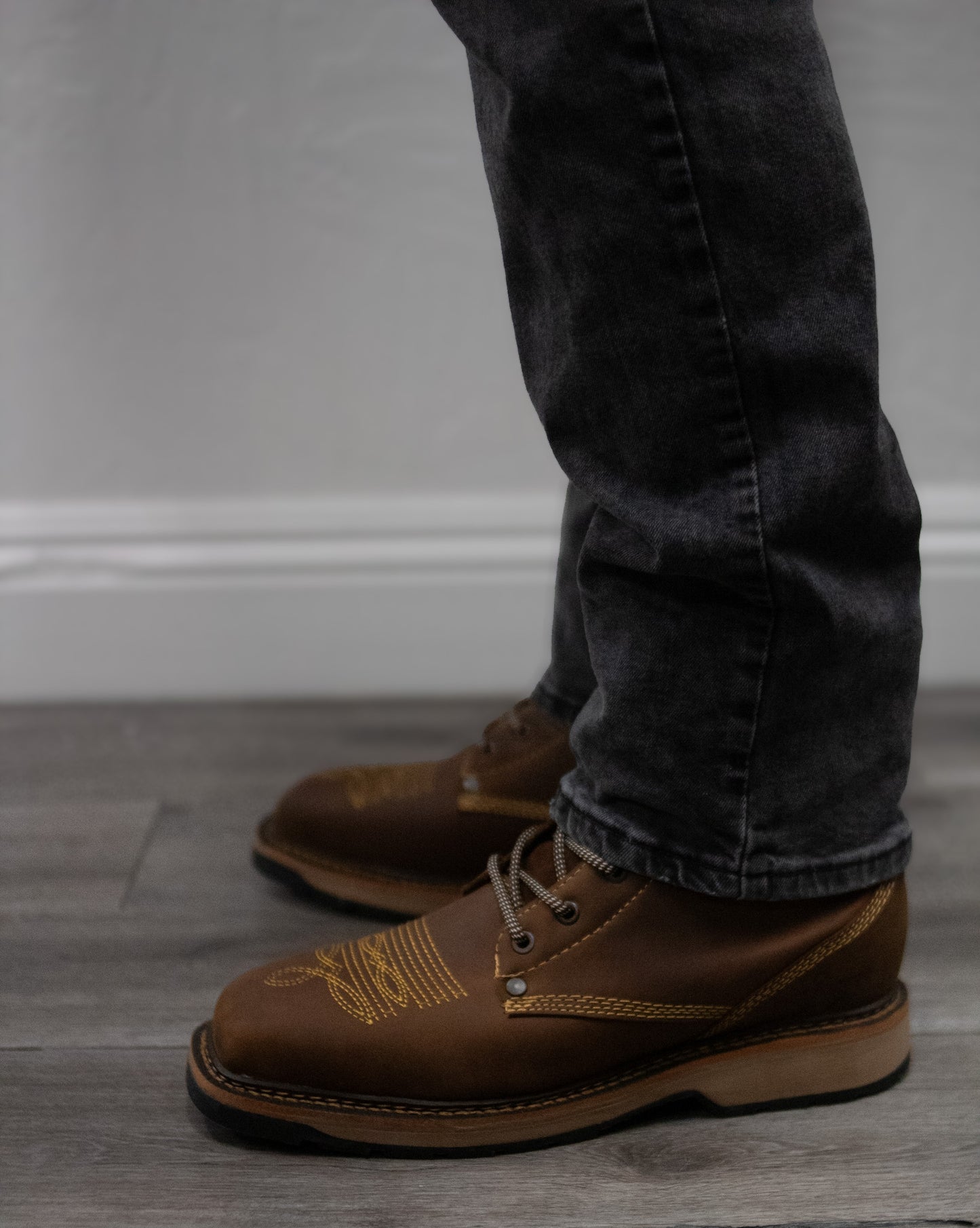 "El Comandante V2" Dark Brown Steel Toe
