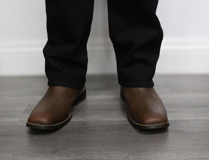"El Jefe" High Top Light Brown Boots
