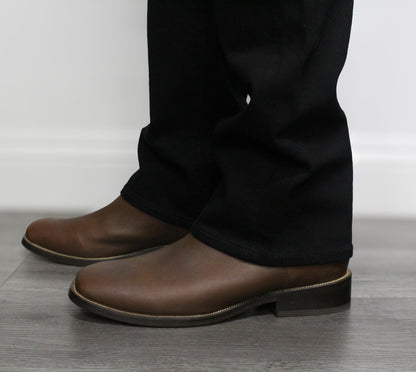 "El Jefe" High Top Light Brown Boots