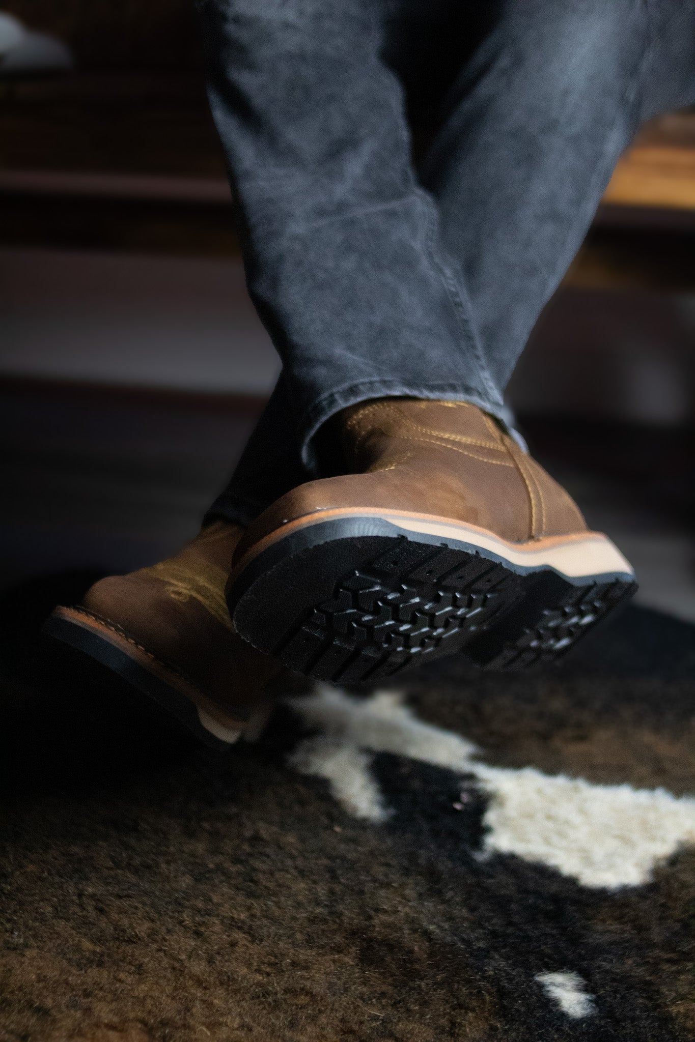 "El Vaquero V2" Dark Brown Steel Toe