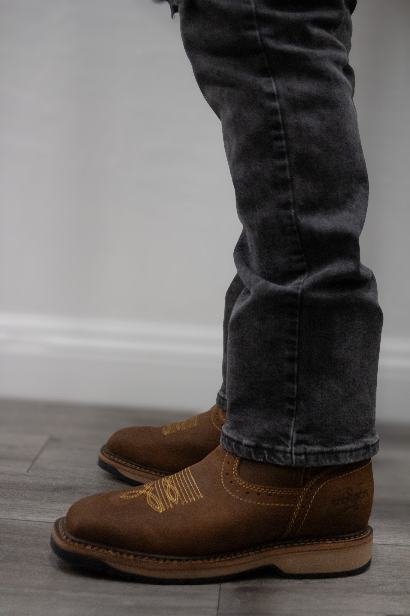 "El Vaquero V2" Dark Brown Steel Toe