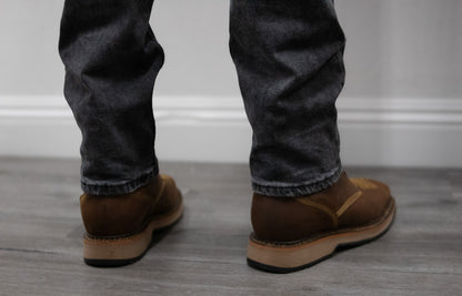 "El Comandante V2" Dark Brown Steel Toe