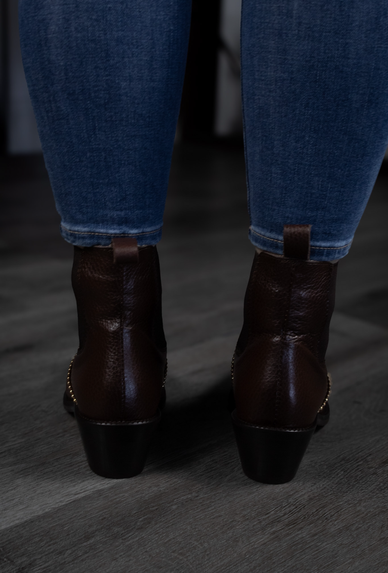 "La Jefa" High Top Light Brown Boots